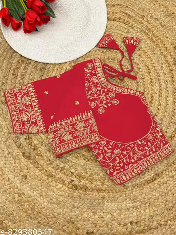 Heavy_Embroidered_And_HandWork_Silk_Blouse_for_Women