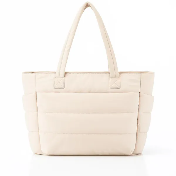 Cream_Quilted_Tote_Bag_with_Front_Pocket
