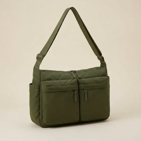 Olive_Green_Multi-Pocket_Shoulder_Bag