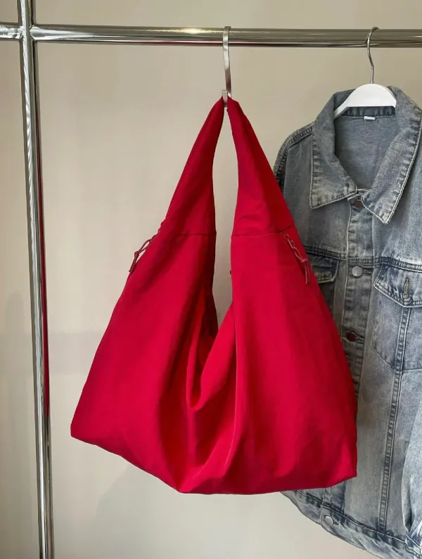 Casual_Black_Oversized_Canvas_Hobo_Shoulder_Bag