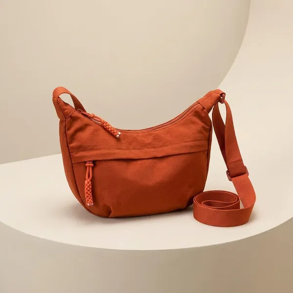 Orange_Casual_Canvas_Crossbody_Bag