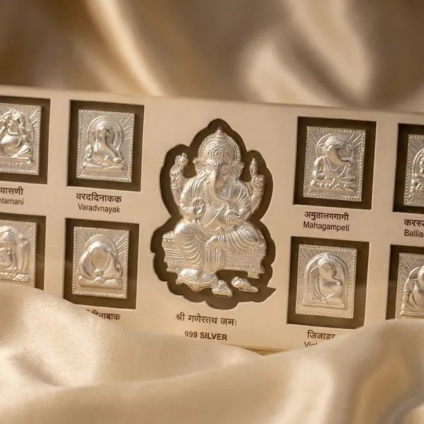 999_Pure_Silver_Ashta_Siddhi_Frame