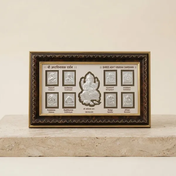 999_Pure_Silver_Ashta_Siddhi_Frame