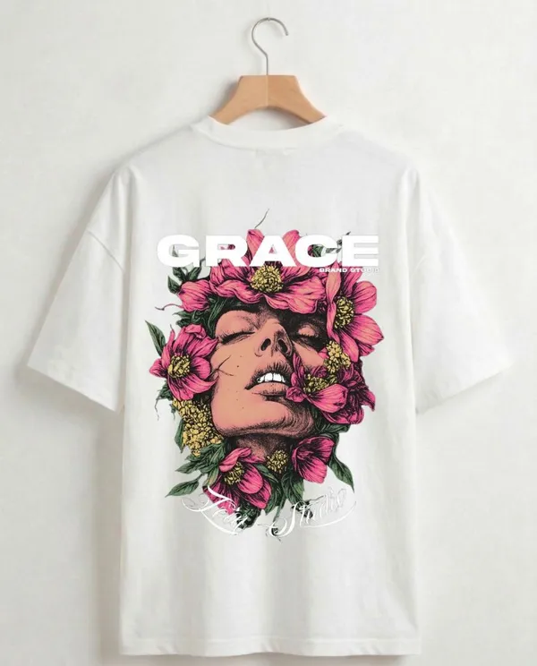 White_Grace_Typography_Oversized_T-Shirt_For_Men