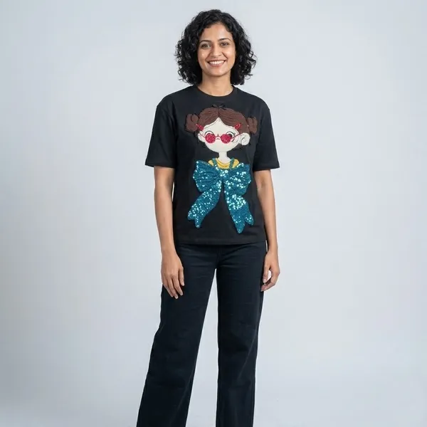 Anime_Character_Graphic_Oversized_T_Shirt_With_3D_Bow_Detail