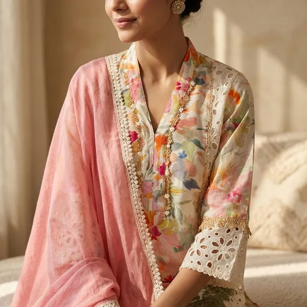 Women_Floral_Embroidered_Three_Piece_Suit_Set_With_Dupatta