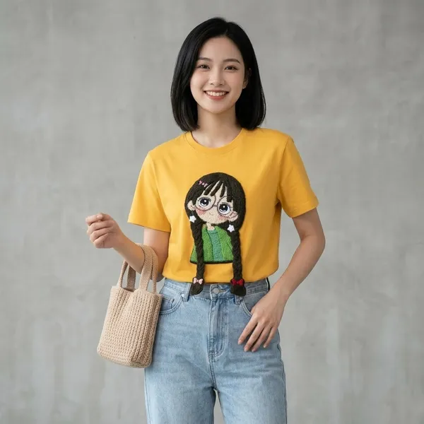 Yellow_Graphic_Print_Oversized_T_Shirt_For_Women