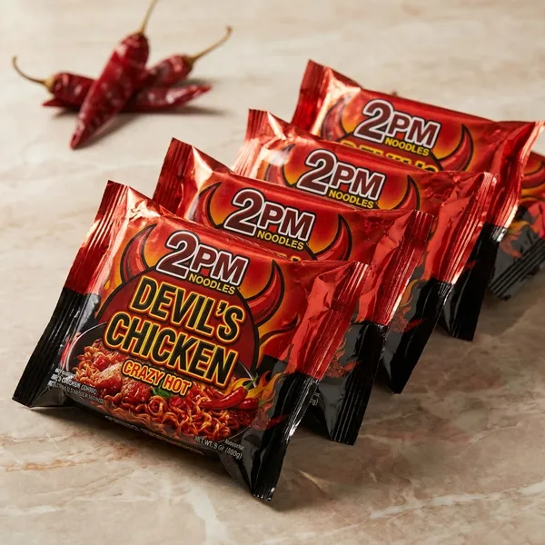 2_Pm_Noodles_Devil'S_Chicken_Crazy_Hot,_Instant_Nepali_Ready_To_Eat_100Gm,_5_Pack_Pack_Of_5