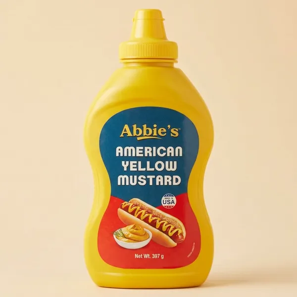 Abbies_American_Yellow_Mustard_397G_And_Classic_Tangy_Mustard_Sauce_And_Perfect_For_Hot_Dogs,_Sandwiches_And_Burgers_And_Ready_To_Use_Condiment_Pack_Of_1