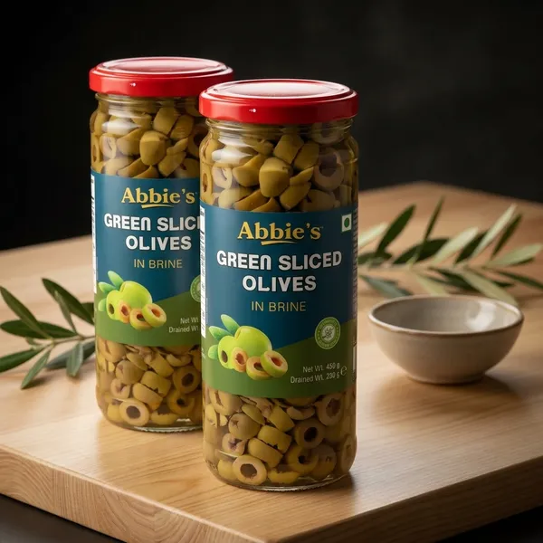 Abbie'S_Green_Sliced_Olive,_450_G_Pack_Of_2