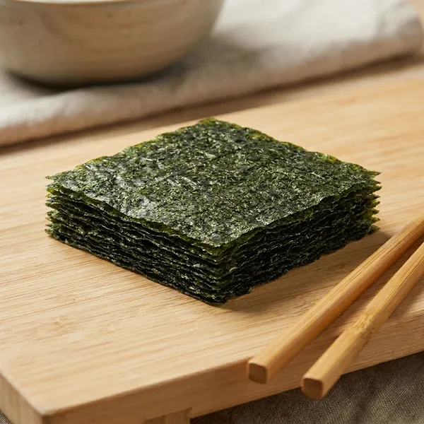 Premium_Roasted_Nori_Seaweed_Sheets,_Dark_Green,_Dried_Red_Algae,_Japanese_Style,_For_Sushi_Making,_Onigiri,_Garnish_56_G_And_20_Nori_Sheets_Pack_Of_1