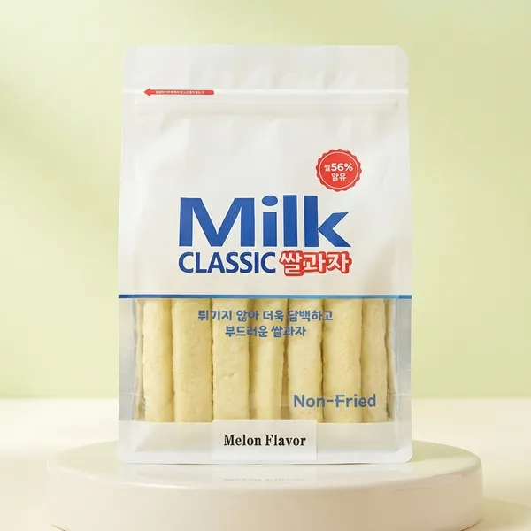 Milk_Classic_Non_Fried_Rice_Cracker,_Melon_Flavor,_Light_And_Crispy_Puffed_Snack,_Low_Oil,_240G_Pack_Pack_Of_1
