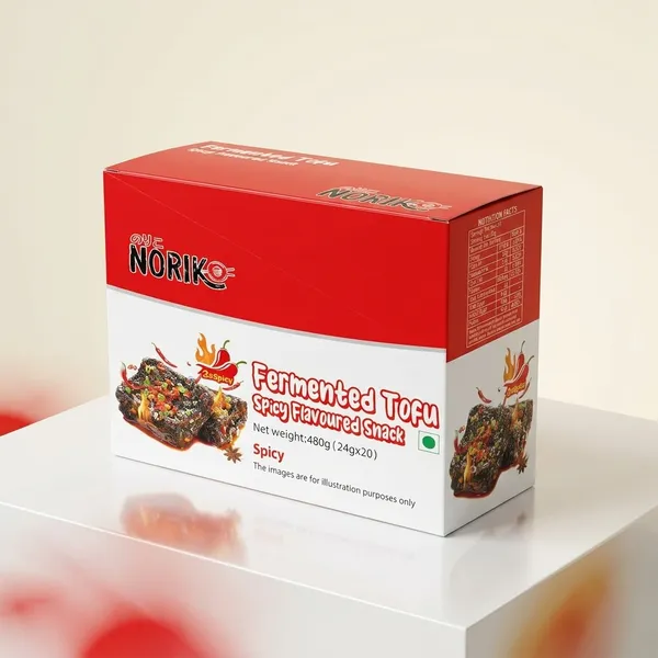 Noriko_Fermented_Tofu_Spicy_Flavoured_Snack,_Ready_To_Eat,_2X_Spicy,_24G_Pack_Of_1
