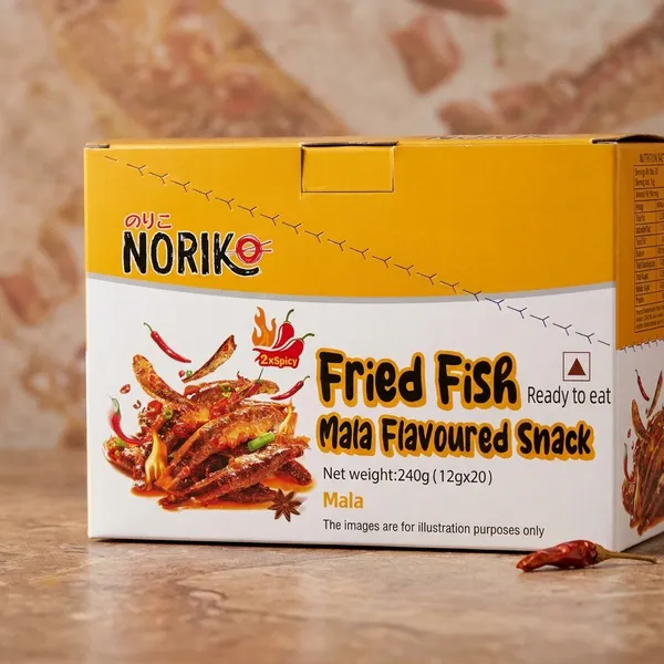 Noriko_Fried_Fish_Mala_Flavoured_Snack,_Ready_To_Eat,_Super_Spicy_Anchovy_Snack,12G_Pack_Of_1