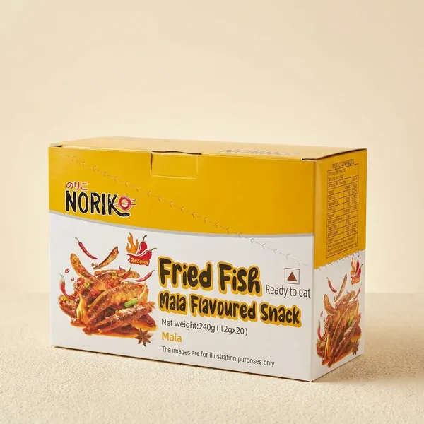 Noriko_Fried_Fish_Mala_Flavoured_Snack,_Ready_To_Eat,_Super_Spicy_Anchovy_Snack,12G_Pack_Of_1