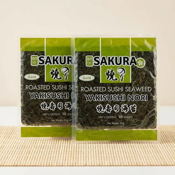 Sakura_Roasted_Sushi_Seaweed_Yaki_Sushi_Nori_Sheet_28Gms_Pack_Of_2