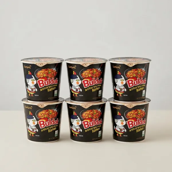 Samyang_Ramen_Korean_Hot_Chicken_Ramen_Cup_Noodle_Soup,_6_X_70_Grams_Pack_Of_6