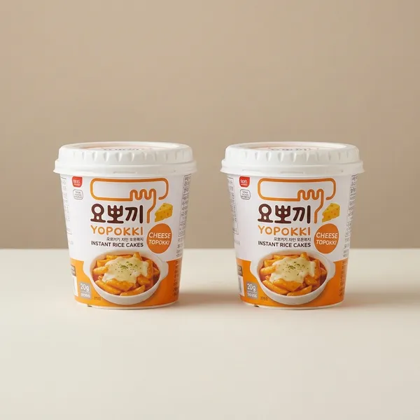 Yopokki_Cheese_Rice_Cake_Bowl_Vegetarian_Korea'S_No.1_Ready_Just_10_Minute_And_And_180_Gm_Each_Pack_Of_2