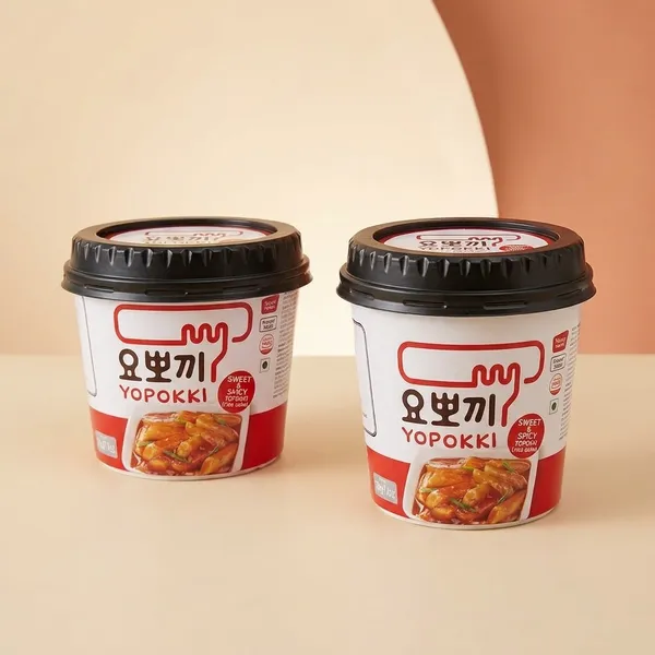 Yopokki_Sweet_And_Spicy_Rice_Cake_Bowl_Vegetarian_Korea'S_No.1_Ready_Just_10_Minute_And_And_210_Gm_Each_Pack_Of_2