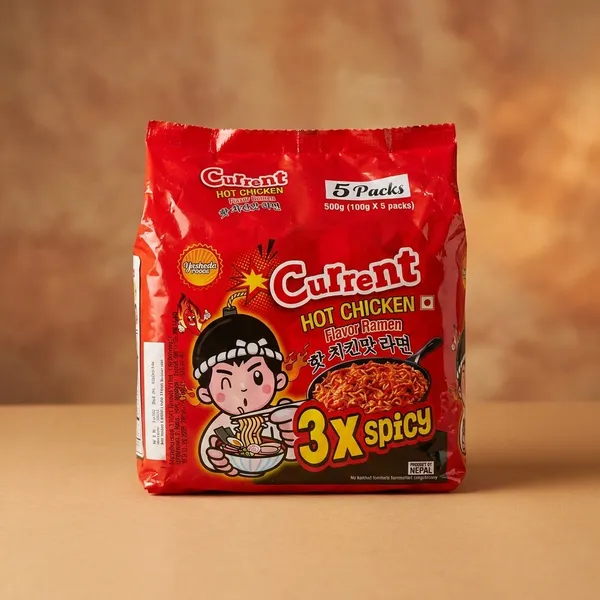 Current_3X_Spicy_Hot_Chicken_Flavor_Ramen_And_Nepali_Noodles_Pack_Of_5