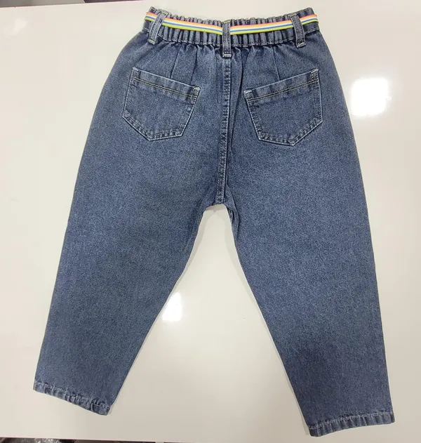Blue_Premium_Elasticated_Denim_Jeans_With_Drawstring_For_Girls