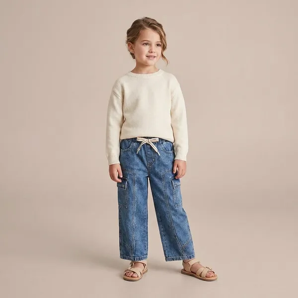 Blue_Premium_Elasticated_Denim_Jeans_With_Drawstring_For_Girls
