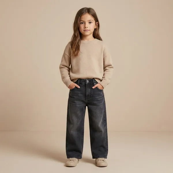 Dark_Grey_Premium_Elasticated_Denim_Jeans_For_Girls