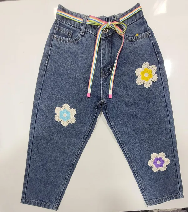 Blue_Premium_Elasticated_Denim_Jeans_With_Drawstring_For_Girls