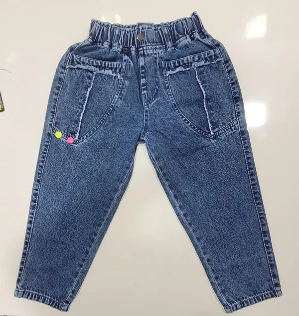 Blue_Premium_Elasticated_Denim_Jeans_For_Girls