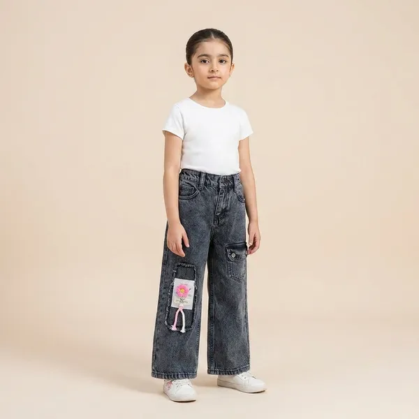 Fade_Black_And_Grey_Premium_Elasticated_Denim_Jeans_For_Girls_|_Pack_Of_2