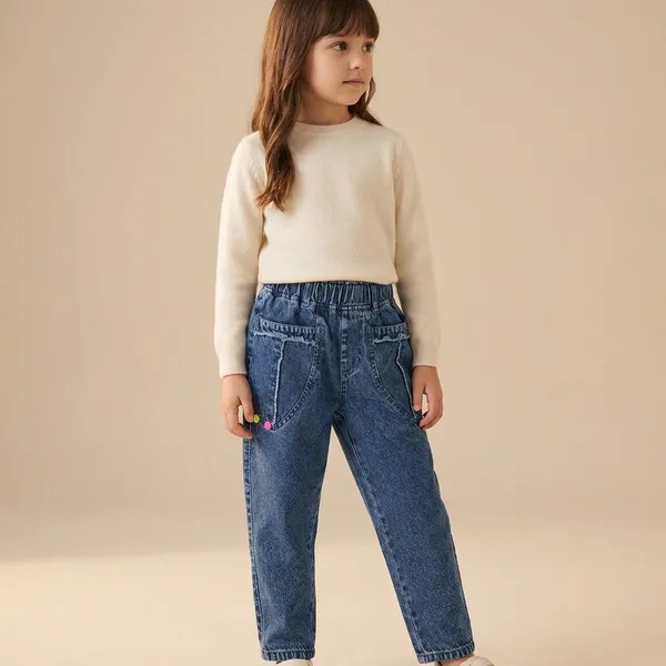 Blue_Premium_Elasticated_Denim_Jeans_For_Girls