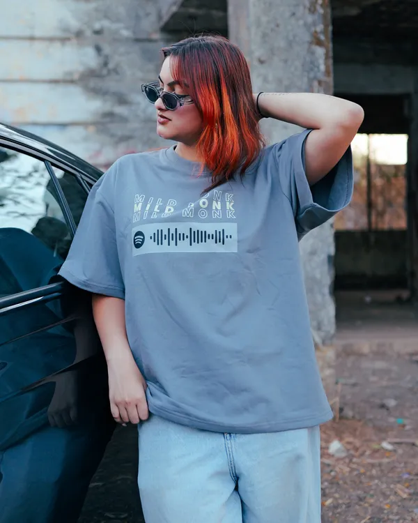 Steel_Grey_French_Terry_Cotton_Oversized_Spotify_Code_Graphic_T-Shirt_For_Men_And_Women