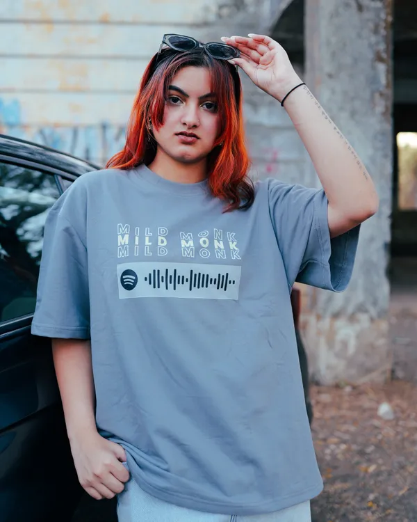 Steel_Grey_French_Terry_Cotton_Oversized_Spotify_Code_Graphic_T-Shirt_For_Men_And_Women