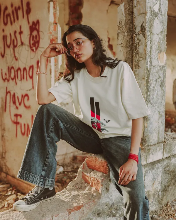 Off_White_French_Terry_Cotton_Oversized_Bird_Graphic_T-Shirt_For_Men_And_Women