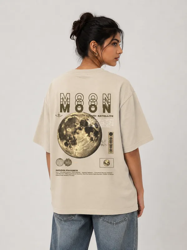 Cream_French_Terry_Cotton_Oversized_Spotify_Code_Graphic_T-Shirt_For_Men_And_Women