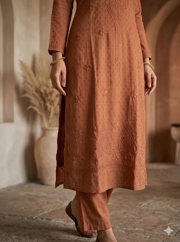 Dobby_Chikankari_kurti_Cotton_for_Women
