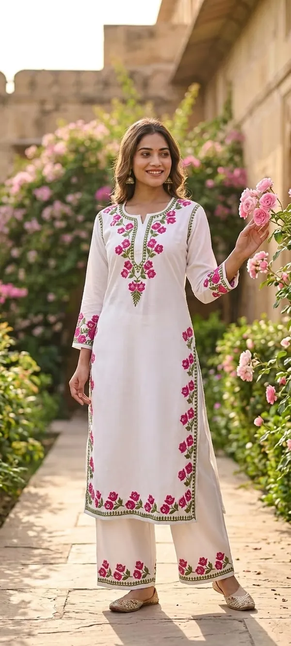 Noor-e-Sufaid_Chikankari_plazo_Set
