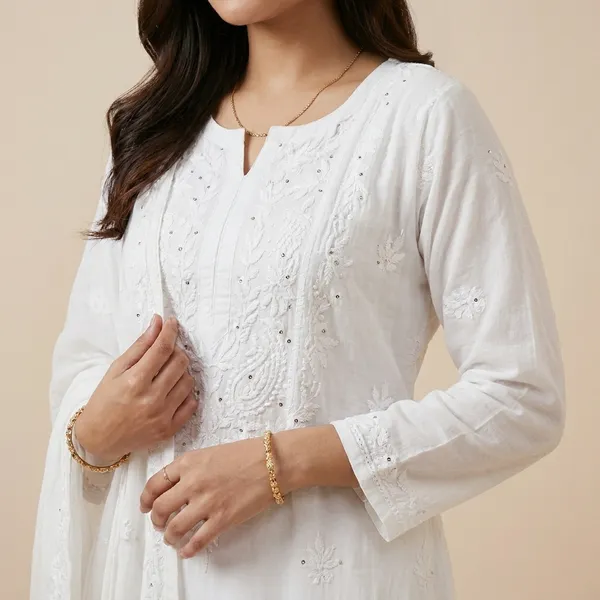 White_Rayon_Mukesh_Palazzo_Set_For_Women