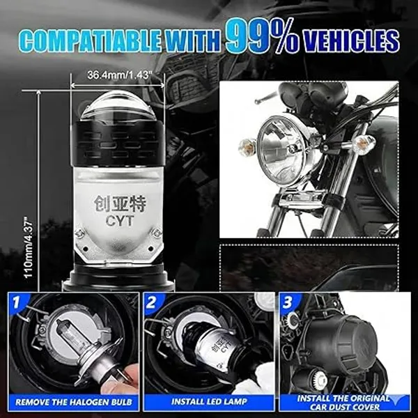 Cyt_Dual_Lens_Projector_H4_Led_Headlight_Bulb