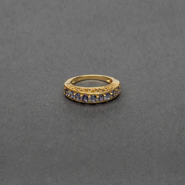 Gold_Plated_Sterling_Silver_Ring_With_Tanzanite_Stone