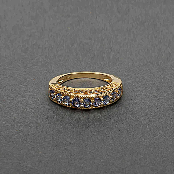 Gold_Plated_Sterling_Silver_Ring_With_Tanzanite_Stone