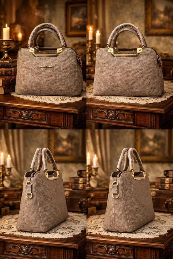 Beige_Stylish_Pu_Leather_Handbag_For_Women_And_Girls