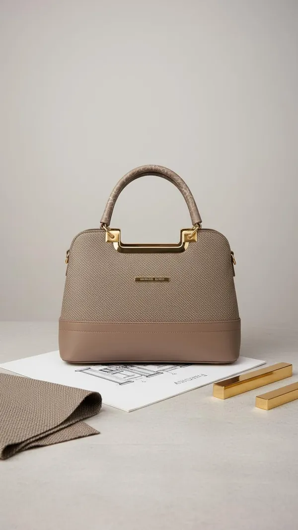 Beige_Stylish_Pu_Leather_Handbag_For_Women_And_Girls