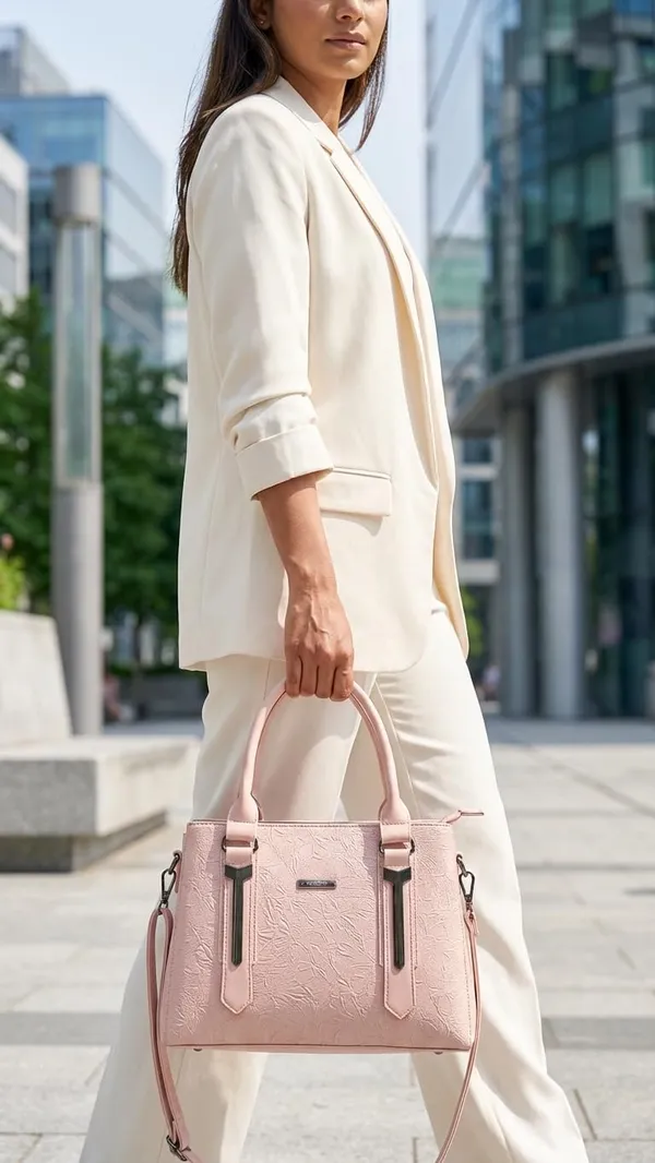 Pink_Stylish_Pu_Leather_Handbag_For_Women_And_Girls