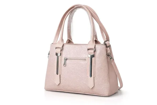 Pink_Stylish_Pu_Leather_Handbag_For_Women_And_Girls