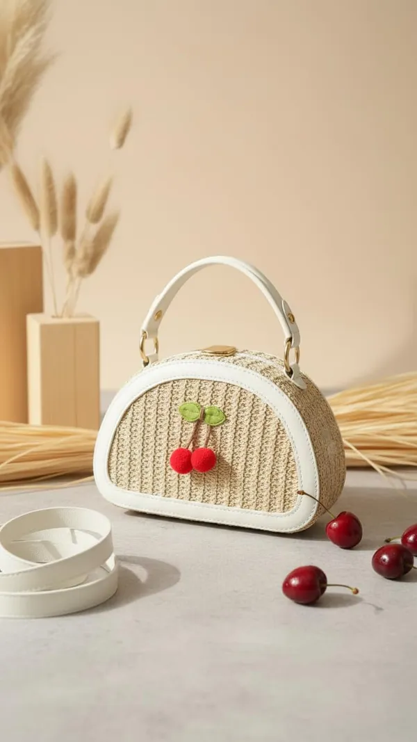 Cream_Stylish_Jute_Handbag_For_Women_And_Girls