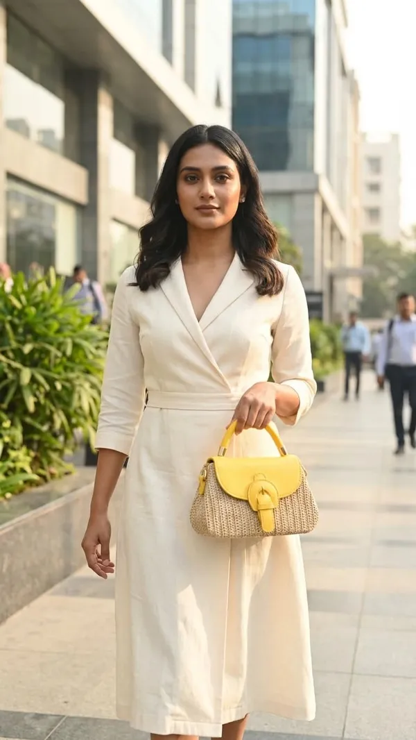 Yellow_Stylish_Jute_Handbag_For_Women_And_Girls