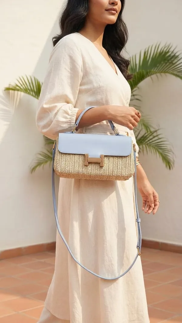 Sky_Blue_Stylish_Pu_Leather_Handbag_For_Women_And_Girls