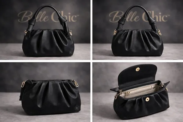 Black_Stylish_Pu_Leather_Handbag_For_Women_And_Girls