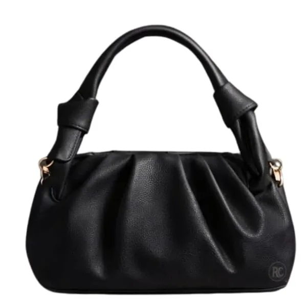 Black_Stylish_Pu_Leather_Handbag_For_Women_And_Girls